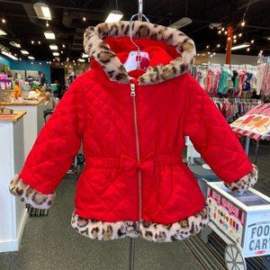 Pistachio 4T Quilted Puffer Coat